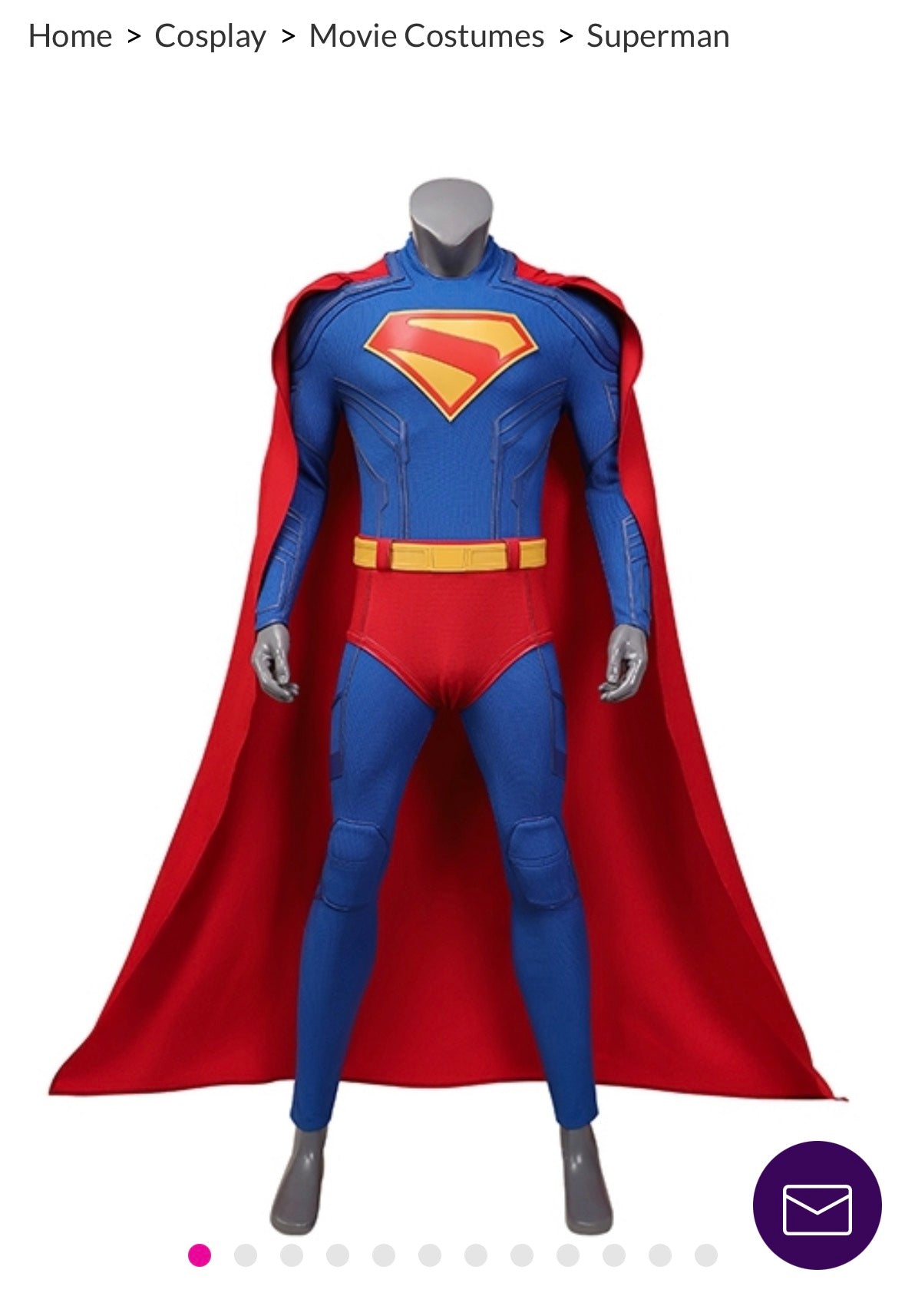 The new movie Superman, Cosplay costume ￼